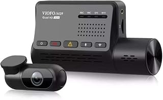 VIOFO A139 Çift Kameralı WiFi GPS Modüllü 2K Araç Kamerası, Siyah