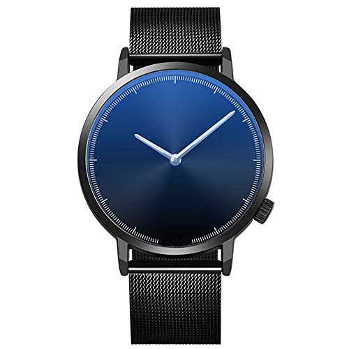 Relojes Hombre Mujer|Relojes CláSicos De Moda De Cuarzo Dorado Relojes Hombre Correa Acero Reloj para Hombres