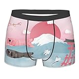 人気富士山 鯉のぼり 桜 鳥居 和風 ボクサーパンツ 通気吸汗 抗菌防臭 男性用平角パンツ 通気性がありしなやかで弾力性がある パンツ ブリーフ ブランド 男性 下着 ボクサー 超長綿素材 週間パンツl