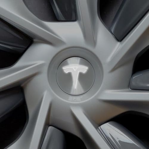Image of IPG Compatible with Model Y Decal (8 Logo Set) Stickers Set Personalize Your Vehicle (Reflective Series - White)