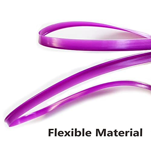 Mr.brighton Led 10Ft (3M) Car Interior Decorative Molding Door Panel Gap Trim Strip (Purple) #TOP3