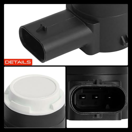 A-Premium White Parking Assist Sensor Compatible with Tesla — view 7