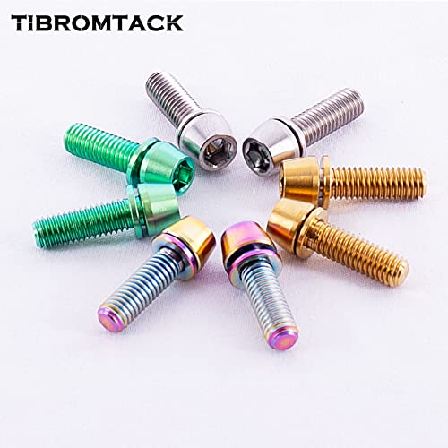 Titanium Bike Stem Bolts チタン六角バイクステムボルトM5x