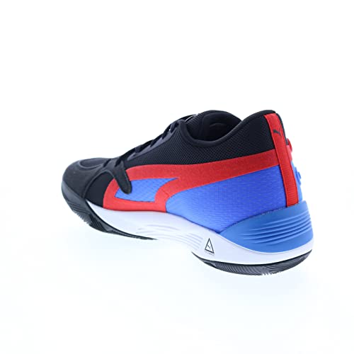 PUMA Tênis de basquete masculino TRC Blaze Court Athletic, Preto, 41