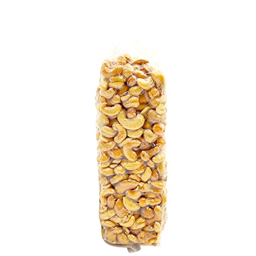 Oltresole - Geröstete und gesalzene Cashews 1 Kg - schneller und salziger Energiesnack, ausgewählte Trockenfrüchte in vakuumverpackter Verpackung
