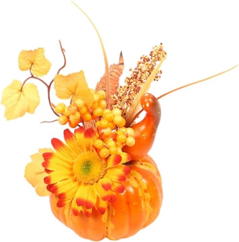 KODORIA Simulation Foam Pumpkins Artificial Pumpkins Ornament Pumpkin Photography Table Props for Thanksgiving Autumn Home Party Decor - A