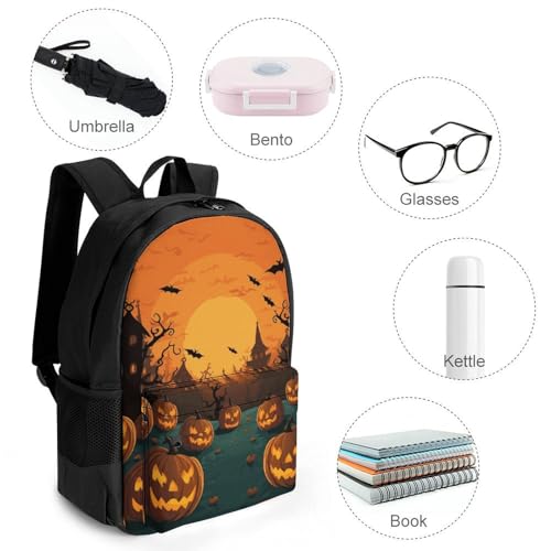 Mochila Naranja Ligera para Senderismo y Viaje miniatura 4