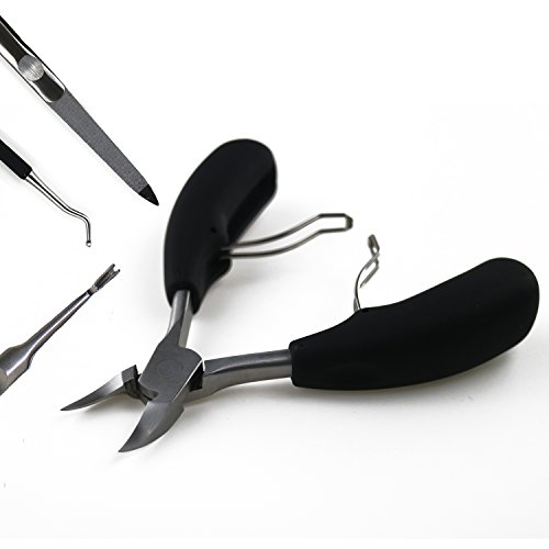 Abimars Set per pedicure con tagliaunghie in