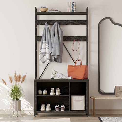 Garvee Perchero Recibidor Con Banco y Zapatero