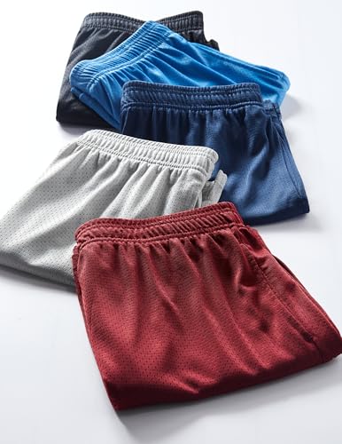 Image of Liberty Pro 5 Pack: Mens Athletic Shorts, 9 inch Mesh Basketball Shorts Men Active Gym Shorts with Pockets