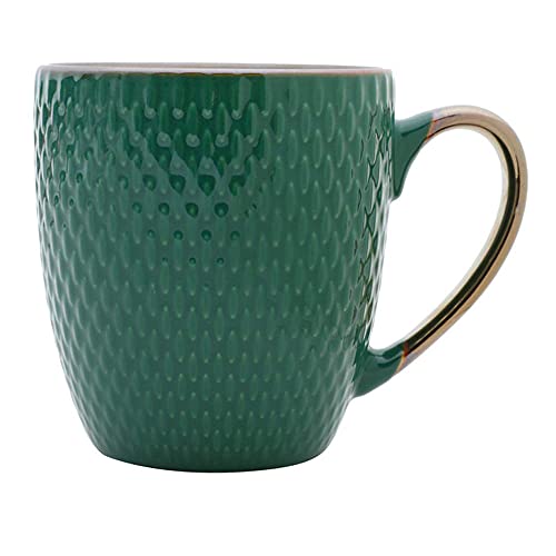 CANECA PORCELANA VERDE 400ml