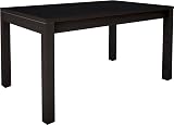 muebles salon wengue y blanco EXTENSIBLE DE 150 A 210 CM: Gracias a su sistema de extensión tipo portería, la mesa se amplía fácilmente para acomodar hasta 8 comensales.