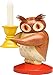Wendt & Kuhn - Large Owl with Candelabra