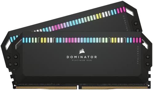 Corsair DOMINATOR PLATINUM RGB DDR5 32GB (2x16GB) DDR5 5600 (PC5-44800) C36 1.25V - Black,CMT32GX5M2B5600C36