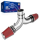 KAX 3.5 inch Cold Air Intake System Kit Compatible with 1997-2000 Corvette 5.7L, Red