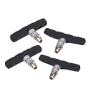 Generic 2 Pairs Bicycle Accessories MTB V Brake Pads Blocks Stop Black gallery image