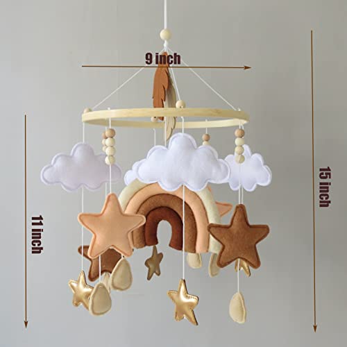 Rainbow Crib Mobile Boho Baby Mobile For Crib Nursery Décor #TOP1