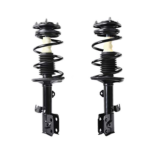 Broscone S0463-S0464 2 Pieces 1 Pair Front Suspension Shocks Complete Struts And Coil Spring Assembly Compatible With 2009-2013 Matrix Automatic Transmission Front Wheel Drive S L4 2.4L #TOP3