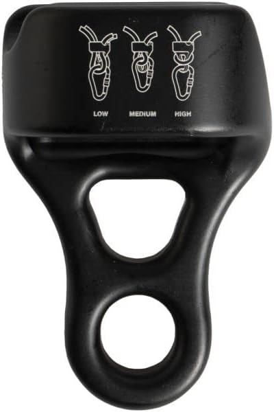 Cypher XF Forge Climbing Belay Device, Black