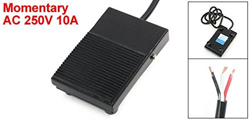 uxcell® a13120200ux0012 Foot Pedal Switch, Black