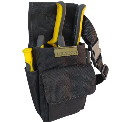 Mini Bolsa Porta Ferramentas Com Cinto Ideal Eletricista, Telecom.