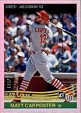 2018 Donruss Career Stat Line #263 Matt Carpenter /460 St. Louis Cardinals Retro 1984