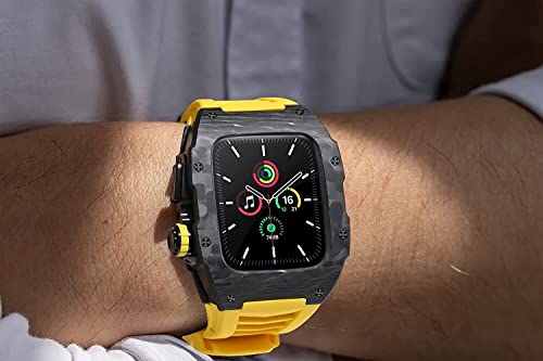 Évitez les rayures sur Apple Watch 8 avec le kit bracelet en caoutchouc antichoc Canbon - 3