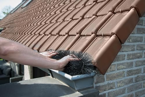 Gutter Brush Guard, Prevents Clogs, Filters Leaves, for 5 Inch Gutters (4.25 Inch - 140 Ft.) by Gutterguard DIY - Image 7