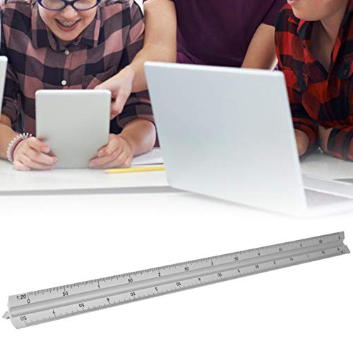 30 cm Architecturale Schaal Liniaal, 12 inch Aluminium Driehoekige Schaal voor Opstellen Heerser Architect Liniaal… - Image 5