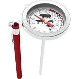 BROWIN® Analog Bratenthermometer mit Etui 100600 | 0-120 °C Grillthermometer...