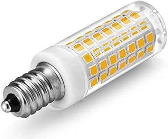 KLED 6W Led Light Bulb, 60W Equivalent, 6W Chandelier Light Bulbs, 6000K Daylight White, 530 Lumen, E12 Base, 360 Degrees Beam Angle, Pack of 6 (Daylight White-6000K), 100 Watts