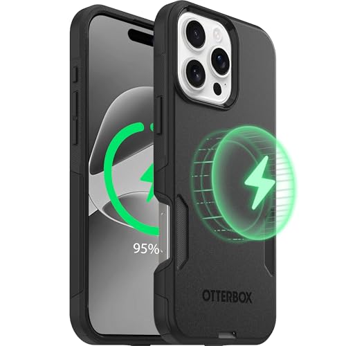 OtterBox iPhone 16 Pro Max – Commuter Series Slim MagSafe Case - Black by OtterBox - Used condition - US$29.24