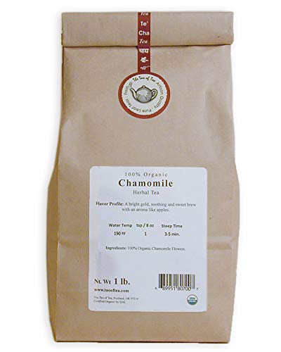 The Tao of Tea Chamomile, 100% Organic Herbal Tea, 1-Pounds