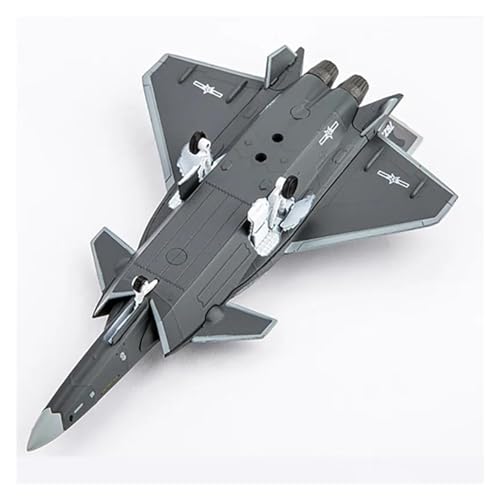 Juguete coleccionable de recuerdo avión J-20 de aleación premium 7