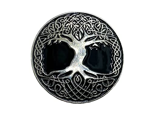 Arbre de la vie Viking Argent Métal Pin Badge Broche Cover