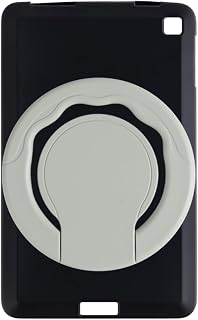 Fodral och ringstativ för Kindle Fire HD 6 - Svart | 6" 2014 Stötabsorberande skal med ringstativ och roterbart greppfäste
