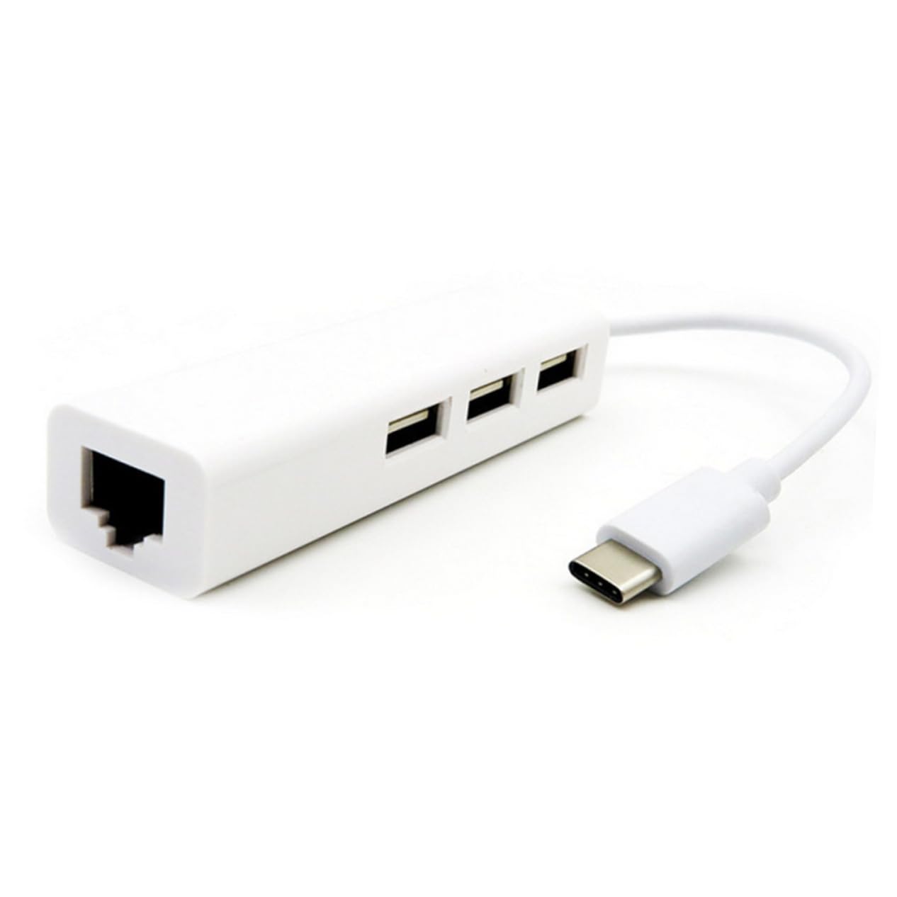 OSALADI 2pezzi Type-c Ethernet Adapter Con Porte Usb Hub Per Plus Note e Adattatore Lan Gigabit Per Connessione Stabile e Veloce Dispositivi Mobili e Computer