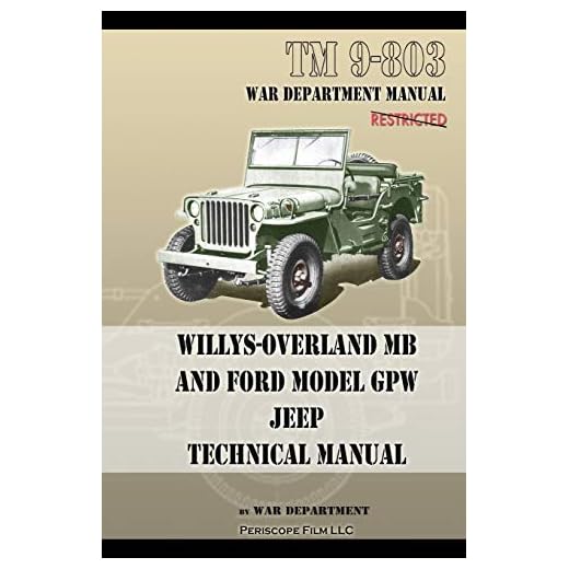 TM 9-803 Willys-Overland MB and Ford Model GPW Jeep Technical Manual