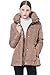 Orolay Women's Short Down Coat Winter Jacket with Removable Hood