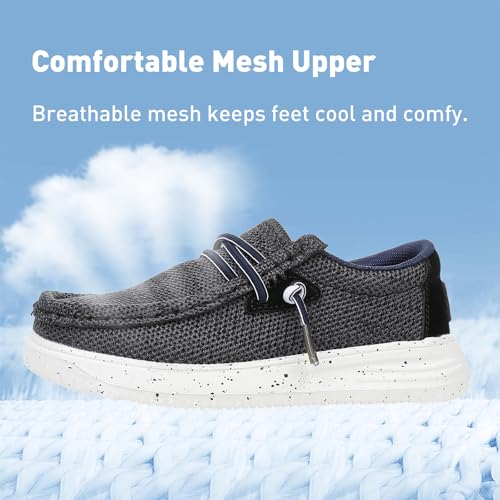 Ahannie Boys Girls Loafers Toddler Kids Slip On Casual Mesh Shoes(Toddler/Little Kid/Big Kid)2