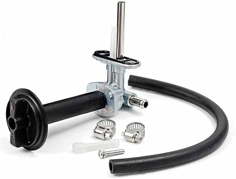 Fuel Valve Petcock Shut Off Switch and Lever Screw Fit for Kawasaki Prairie 360 KVF360 2003-2013/Prairie 400 KVF400 1997-1998/OEM51023-1402,51023-1316