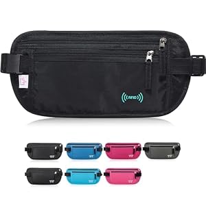 RFID Blocking Travel Wallet – Money Belt  ...