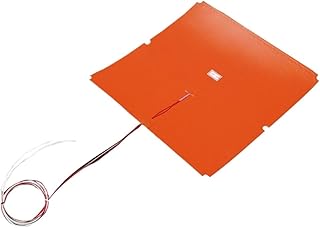 Heizkissen aus Silikon 330 x 330 mm, 750 W, Upgrade-Silikon-Heizmatte for 3D-Drucker, Heizbett/-Matte, inkl. Klebstoff, NTC 100 k(24v 500w 165c)