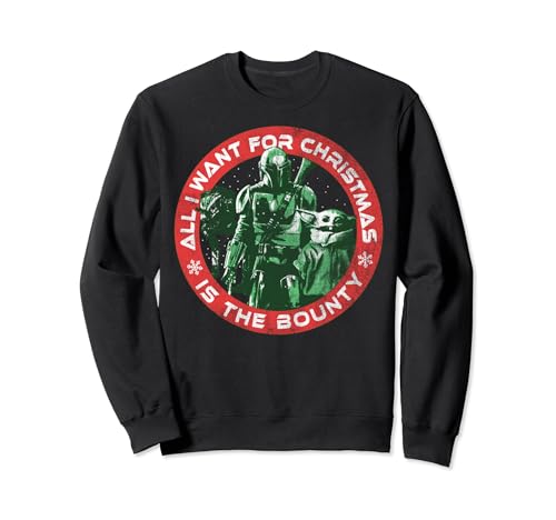 Sweatshirt Star Wars The Mandalorian idéal pour les soirées hivernales de Noël