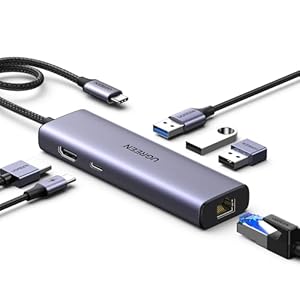 Hub USB C Multifonction 6 en 1 UGREEN Revodok 1061 : Ethernet, HDMI 4K, Charge 100W, 3 Ports USB 3.0
