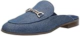 Anne Klein Women's Boston Mule Loafer, Denim,8 M