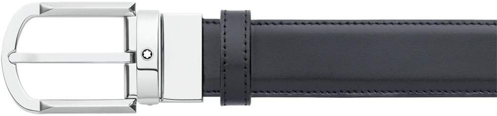 Montblanc 111080 Reversible Black/Brown Belt with Horseshoe Pin Buckle - Image 2