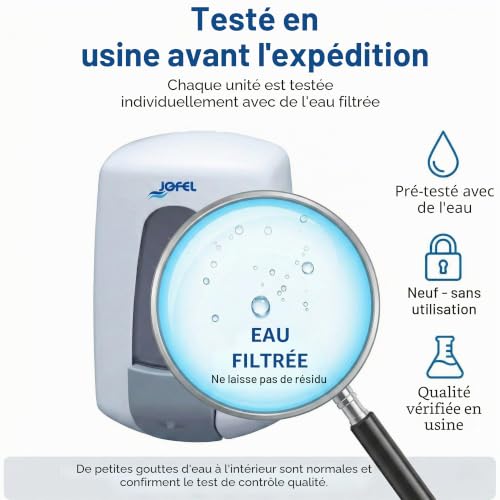 Distributeur savon Aitana 1L blanc - Jofel Industrial