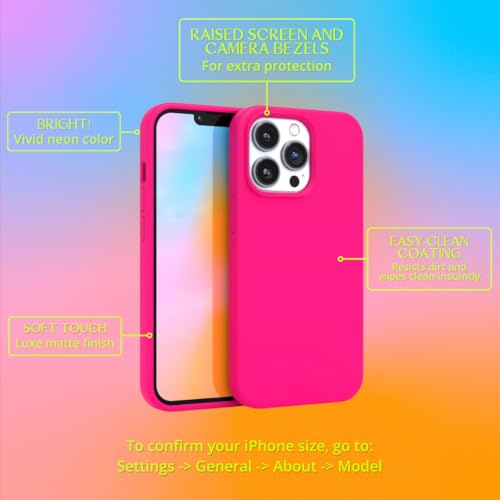 FELONY CASE - iPhone 14 Pro Max Case - Neon Pink Silicone Phone Cover by FELONY CASE - Used condition - Image 2