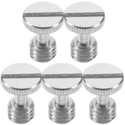 DOITOOL 5 pezzi Vite Montaggio Fotocamere in Ferro Vite Treppiede Monopiede per Sgancio Rapido Supporto Fotocamera Stabile e Compatto